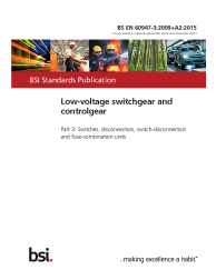 BS EN 60947-3:2009+A2:2015