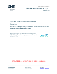 UNE-EN 60335-2-31:2015/A1:2023
