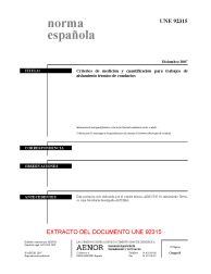 UNE 92315:2007 (R2015)