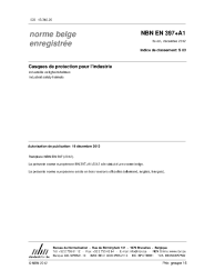 NBN EN 397+A1:2012