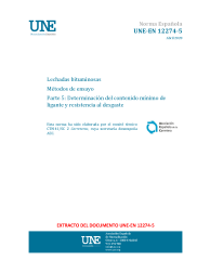 UNE-EN 12274-5:2020