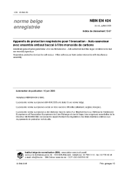 NBN EN 404:2005