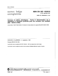 NBN EN ISO 10545-6:1997