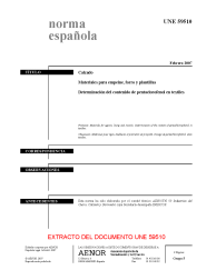 UNE 59510:2007 (R2014)