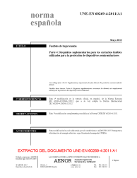 UNE-EN 60269-4:2011/A1:2013