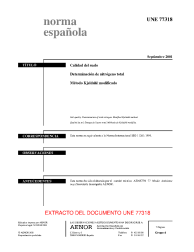 UNE 77318:2001 (R2021)