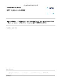 NBN ISO 8466-1:2022
