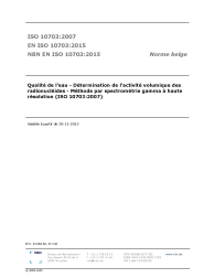 NBN EN ISO 10703:2015