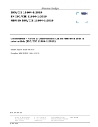 NBN EN ISO/CIE 11664-1:2019