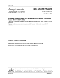 NBN CEN ISO/TR 20573:2008