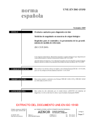 UNE-EN ISO 15193:2009