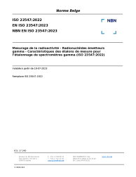 NBN EN ISO 23547:2023