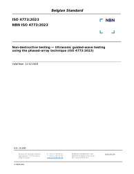 NBN ISO 4773:2023