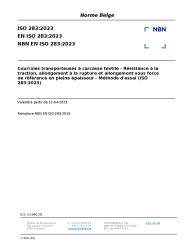 NBN EN ISO 283:2023