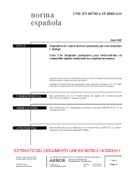 UNE-EN 60730-2-19:2003/A11:2005