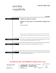 UNE-EN ISO 7143:2007