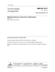 NBN EN 12273:2008