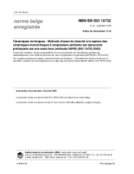 NBN EN ISO 15732:2005