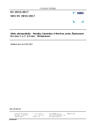 NBN EN 2033:2017