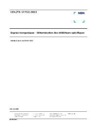 CEN/TS 17752:2022