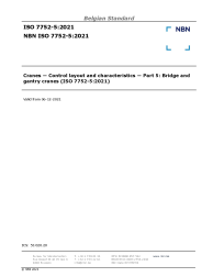 NBN ISO 7752-5:2021