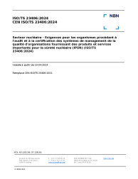 CEN ISO/TS 23406:2024