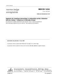 NBN EN 15250:2007