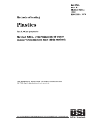 BS 2782-8 Method 820A:1992