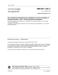 NBN ENV 13381-2:2002