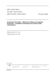 NBN EN ISO 12670:2015