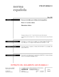 UNE-EN 60264-3-1:2001