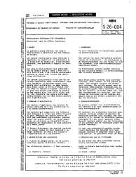 NBN S 26-004:1983