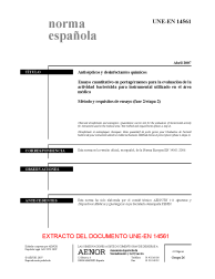 UNE-EN 14561:2007 (R2016)