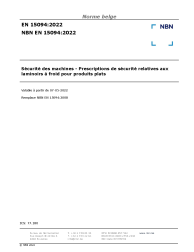 NBN EN 15094:2022