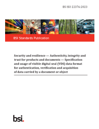 BS ISO 22376:2023