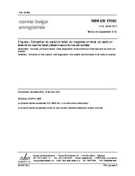 NBN EN 15960:2012