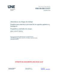 UNE-EN ISO 13137:2022