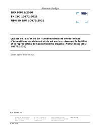 NBN EN ISO 10872:2021