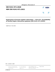 NBN ISO 9241-971:2021