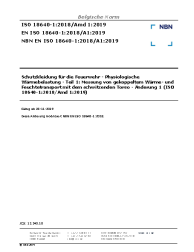 NBN EN ISO 18640-1:2018/A1:2019