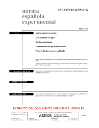 UNE-CEN/TS 13979-2:2013 EX (R2020)