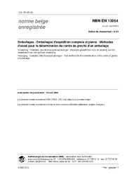NBN EN 13054:2001