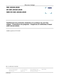 NBN EN ISO 20320:2020