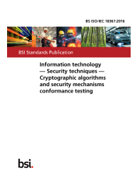 BS ISO/IEC 18367:2016