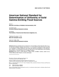 IEEE N42.27:1999 (R2004)