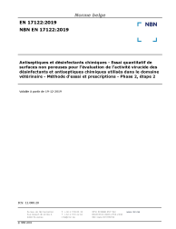 NBN EN 17122:2019