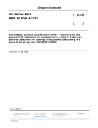 NBN ISO 8062-4:2023