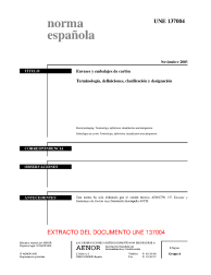 UNE 137004:2003 (R2015)