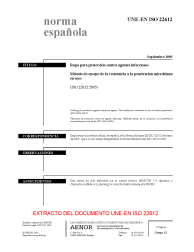 UNE-EN ISO 22612:2005 (R2009)