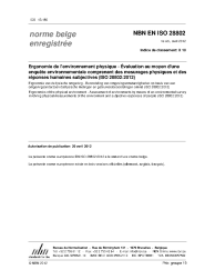 NBN EN ISO 28802:2012